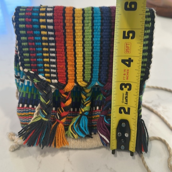 Small multicolor woven purse - Picture 8 of 10